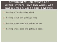 Addition Rules for Probability CHAPTER 4.2.  A person is female  A person is Republican  A person is both female and a Republican... 