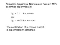Hideki Yukawa and Nuclear Physics Akito Arima Japan Science Foundation Musashi Gakuen. -  ppt download
