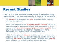 ANXIETY. Overview What is Anxiety? What are the different types of anxiety disorders? What are the causes? What are the symptoms?... 