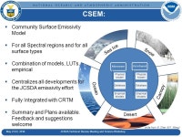 N A T I O N A L O C E A N I C A N D A T M O S P H E R I C A D M I N I S T R A T I O N JCSDA Technical Review Meeting and Science... 