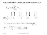 2/20/2014PHY 770 Spring Lecture 121 PHY Statistical Mechanics 12:00-1:45 PM TR Olin 107 Instructor: Natalie Holzwarth (Olin 300)... 