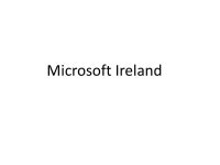 A word from your hosts….. AGENDA LOGISTICS WELCOME! from Cathriona Hallahan Managing Director Microsoft EMEA Operations Centre... 