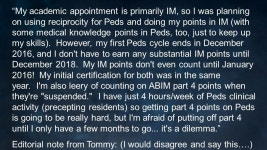 Maintenance of Certification: Navigating Your Way Through Two MOCs H2089 Section on Med-Peds Program J. Thomas Cross, Jr., MD... 