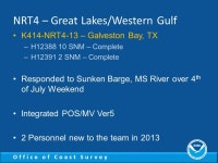Office of Coast Survey NRB 2013 Debrief for BOH LT Michael C. Davidson Chief, Navigation Response Branch. -  ppt download