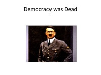 Post -Prison Hitler continued to rise to the top of the Nazi Party. Others were simultaneously vying to be top dog. General... 
