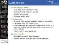 CERN IT Department CH-1211 Genève 23 Switzerland  t Load Testing Dennis Waldron, CERN IT/DM/DA CASTOR Face-to-Face Meeting, Feb... 
