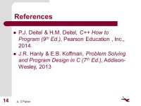 (13-1) Exception Handling in C++ D & D Chapter 17 Instructor - Andrew S. O’Fallon CptS 122 Washington State University. -  ppt... 
