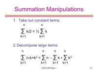 CISC 235: Topic 1 Complexity of Iterative Algorithms. -  ppt download