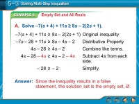 Lesson Menu Five-Minute Check (over Lesson 5–2) CCSS Then/Now... a Multi-Step Inequality Example 2:Inequality. -  ppt download