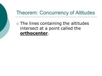 Warm-Up  The perpendicular bisectors meet at G. If BD = 4 and GD = 3, what is the length of GC? -  ppt download