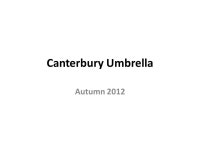 Canterbury Umbrella Autumn Previous To Do List Put up boards Amend Chain of command chart Wear & Tear fund Finish audit of games... 