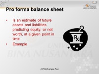 J0704-Business Plan Financial Pro Forma Session ppt download