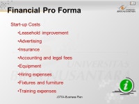 J0704-Business Plan Financial Pro Forma Session ppt download