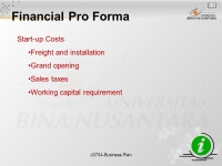 J0704-Business Plan Financial Pro Forma Session ppt download