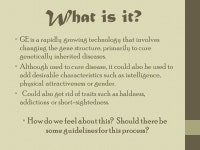 Title: Genetic Engineering LO: Describe what GE is - Describe the CC ‘s standpoint. -  ppt download