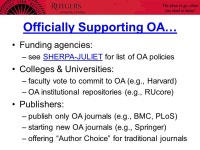 Librarians Adapt: Open Access, e-Science / e-Research & Data Services ppt download