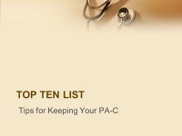 The Latest on PA Certification from Mark P. Christiansen, PA-C, PhD. -  ppt download