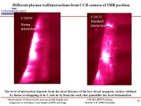 13th IEA/RFP Workshop October 9-11, 2008 Stockholm Measurements of characteristic pressure profile lengths and comparison to... 