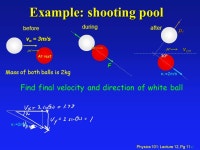 Physics 101: Lecture 12, Pg 1 Physics 101: Lecture 12 2D Collisions and Center of mass. -  ppt download