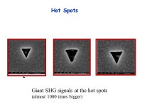 Nonlinear Optical Response of Nanocavities in Thin Metal Films Yehiam Prior Department of Chemical Physics Weizmann Institute of... 