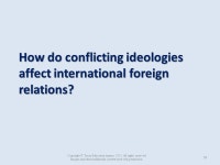 Comparative Politics Today Political Science I. Copyright © Texas Education Agency All rights reserved. Images and other... 