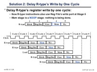 Cs 152 L1 3.1 DAP Fa97,  U.CB Pipelining Lessons °Pipelining doesn’t help latency of single task, it helps throughput of... 