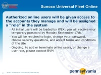 Wright Express/Sunoco Universal Fleet Card Program Training © 2012 Wright Express Corporation, All rights reserved, -  ppt download