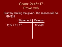 SECTION 2-6 Algebraic Proofs JIM SMITH JCHS. Properties we’ll be needing REFLEXIVE -- a=a SYMMETRIC -- if x=2 then 2=x... 