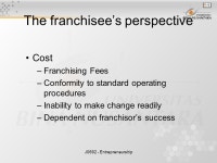 J Entrepreneurship Starting New Business (Buying Franchise) Sesi ppt download