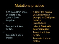 DNA Processes: Replication, Transcription, & Translation -  ppt video online download
