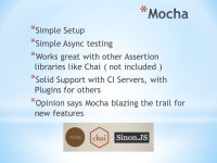 * CF API * Ways to test your API? * Overview of Testing Tools * Using Testing in your Workflow * Installing Jasmine * -  ppt... 