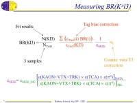 Barbara Sciascia July,29 th - LNF 1 Barbara Sciascia K  semileptonic decays Charged Kaon Meeting July, 29 th - LNF Single photon... 