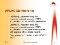 06/08 1 APLAC PR 007 issue no 24 APLAC - ITS ROLE AND STRUCTURE. -  ppt download