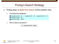 CS 152: Programming Language Paradigms March 5 Class Meeting Department of Computer Science San Jose State University Spring 2014... 