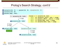 CS 152: Programming Language Paradigms March 5 Class Meeting Department of Computer Science San Jose State University Spring 2014... 