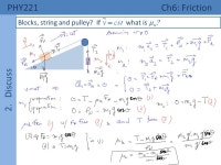 PHY221 Ch6: Friction 1.Recall main points: Static and Kinetic Friction 2.Discussion and examples. -  ppt download