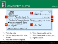 CENTURY 21 ACCOUNTING © Thomson/South-Western LESSON 5-1 Checking Accounts. -  ppt download