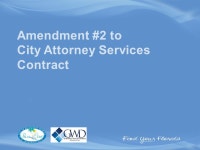 Amendment #2 to City Attorney Service Contract Garganese, Weiss, and D’Agresta have provided City Attorney. -  ppt download