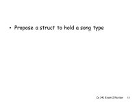 Cs 141 Exam 2 Review1 Game Show!. Cs 141 Exam 2 Review2 Whats wrong with this function bool foo (int, double){ return true; }... 