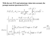 IAEA Research Contract No Prompt fission neutron spectrum calculations in the frame of extended Los Alamos and Point by Point...