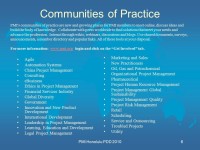 PMI’s Communities of Practice (CoP) Richard C. Polendey, PMP PMI Component Mentor, Region 7 Past President, ppt download