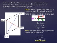 { Geometry Semester 1 Review.  There are two ways to do graph an equation that is listed in STANDARD FORM.  1. Rearrange the... 