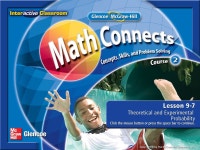 Lesson Menu Five-Minute Check (over Lesson 9–6) Main Idea and Vocabulary Example 1:Experimental Probability Example 2...