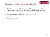 Introduction to Programming Python Lab 3: Arithmetic 22 January PythonLab3 lecture slides.ppt Ping Brennan -  ppt download