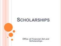 S CHOLARSHIPS Office of Financial Aid and Scholarships. -  ppt download