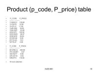 INSS 6511 Lecture 5 SQL Continued. INSS 6512 SUBQUERIES. Queries inside query There are times when you need information from a... 