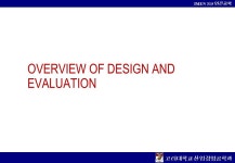 고려대학교 산업경영공학과 IMEN 315 인간공학 3. DESIGN AND EVALUATION METHODS. -  ppt download