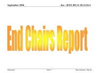 Doc.: IEEE /1132r4 Submission September 2006 Bruce Kraemer, MarvellSlide 1 TGn Opening Report – September ‘06 Date: Authors... 