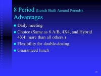 1 Michael D. Rettig Professor, Emeritus James Madison University President, School Scheduling Associates LLC Charlottesville, VA... 