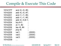 Spring 20067W. Rhett Davis with minor modification by Dean Brock UNCA ECE 406Slide 1 ECE 406 Design of Complex Digital Systems... 